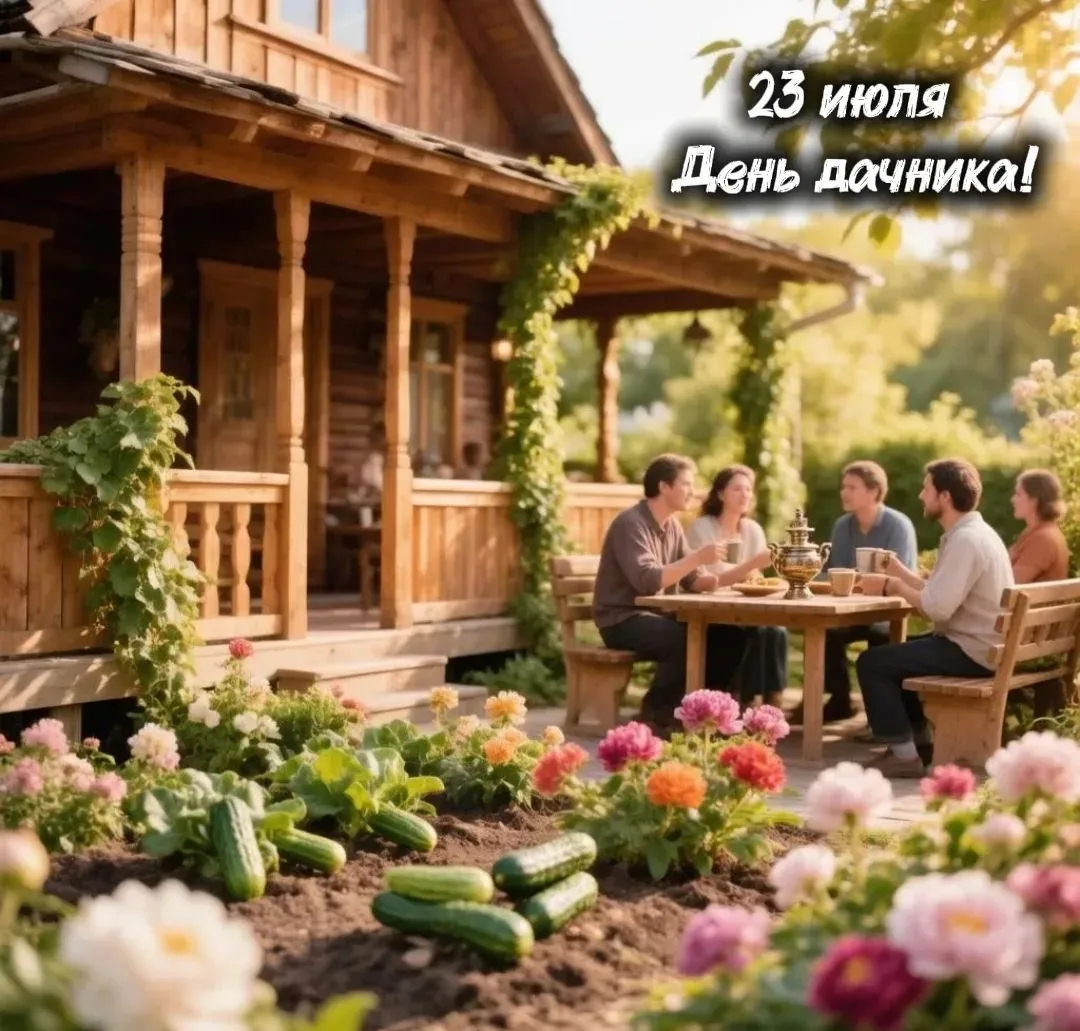 С Днём дачника! 🌿🥒

23 июля — неофициальный, но самый душевный праздник всех садоводов и огородник
