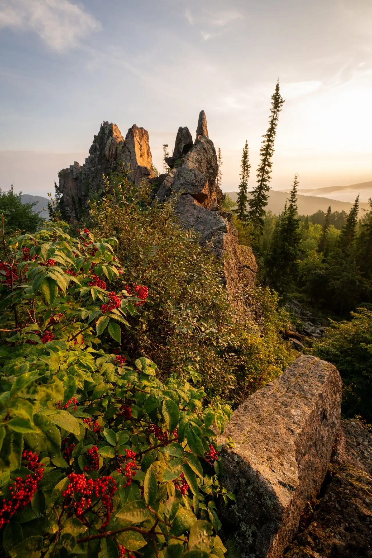 Первые лучи солнца