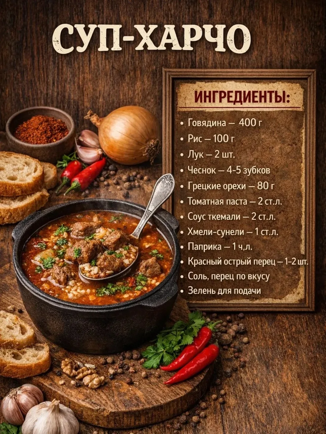 Четыре рецепта согревающих супов😋