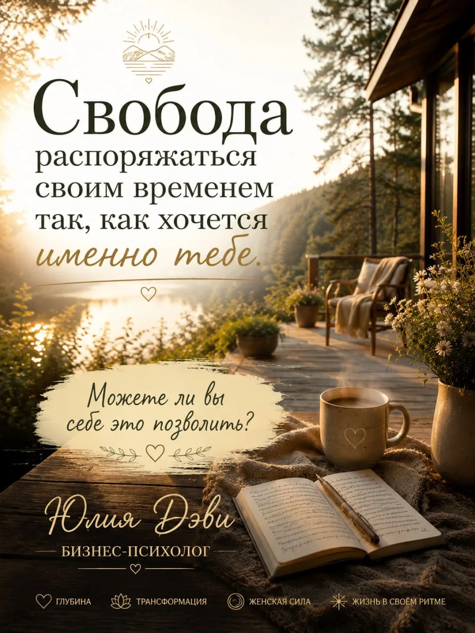 Раньше я думала, что свобода - это возможность делать всё.