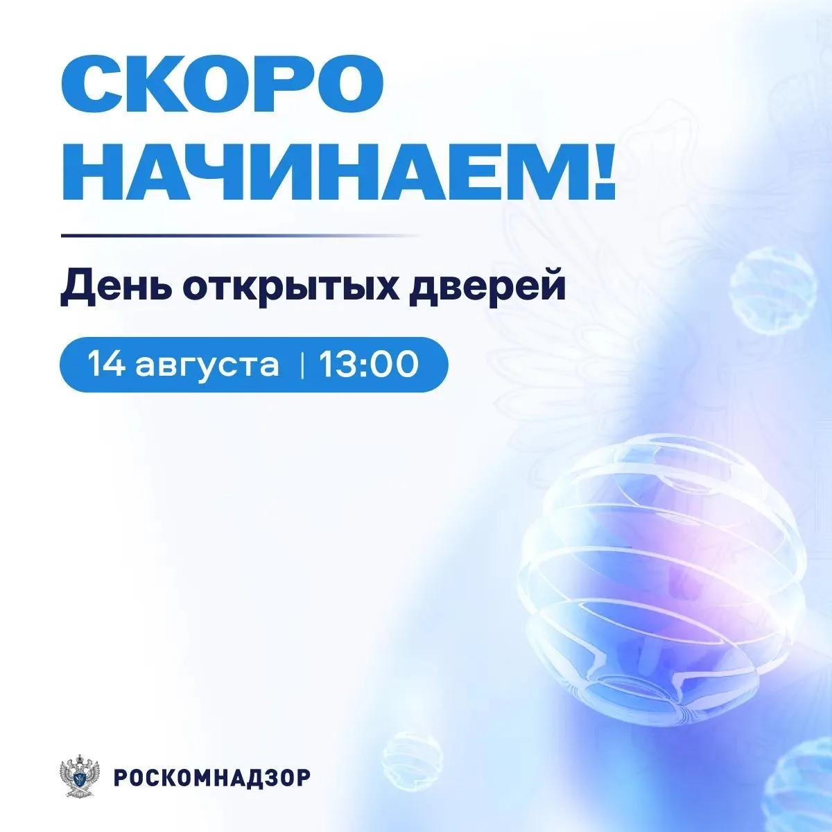 ⏳ День открытых дверей Роскомнадзора – уже скоро