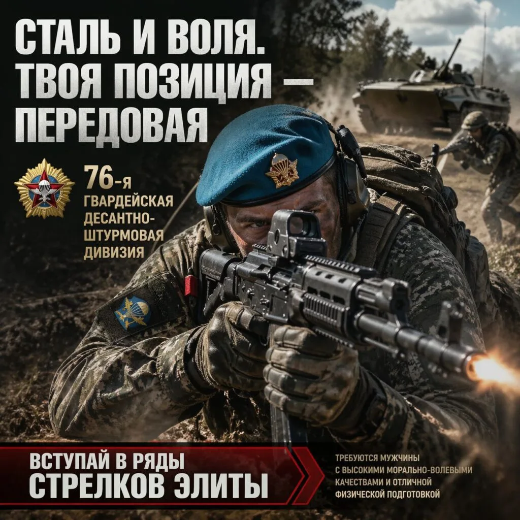 Вакансия: Стрелок десантно‑штурмового подразделения — штурмовая пехота ВДВ