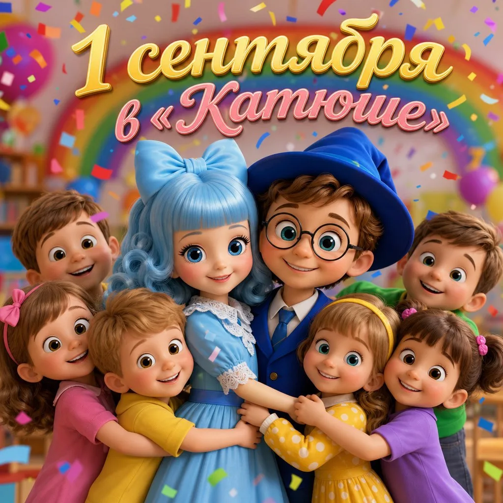 🍂🎉Вот, и пролетело лето, "Катюша" распахнула для любимых дошколят двери в страну Знан...
