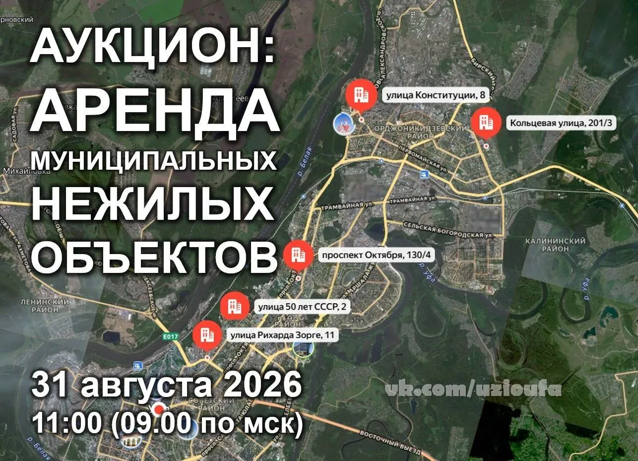 Аукцион на право заключения договоров аренды объектов муниципального нежилого фонда