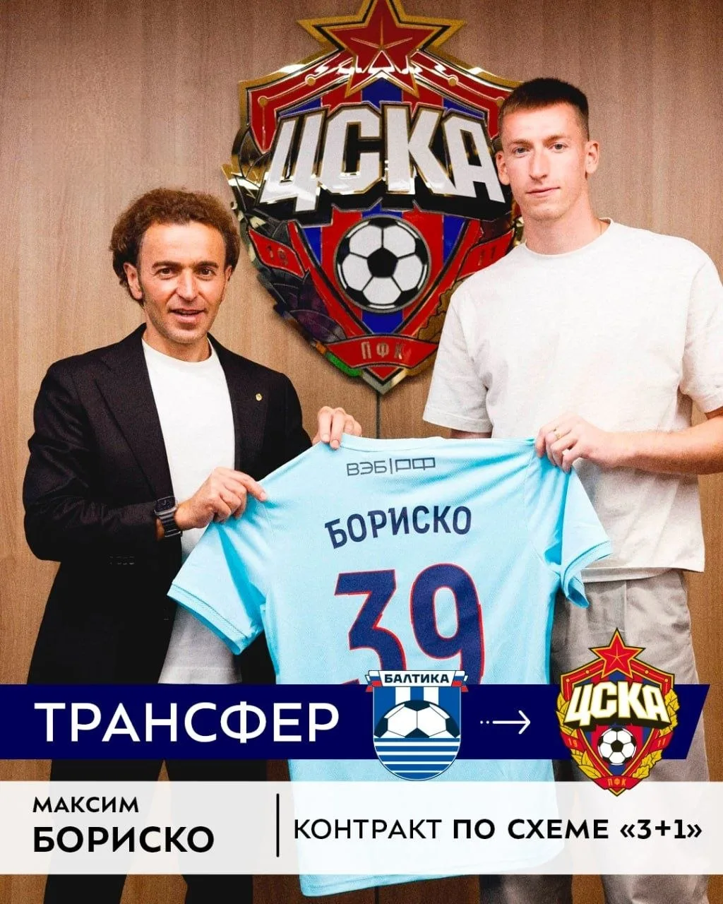 Максим Бориско — игрок ЦСКА 🐴