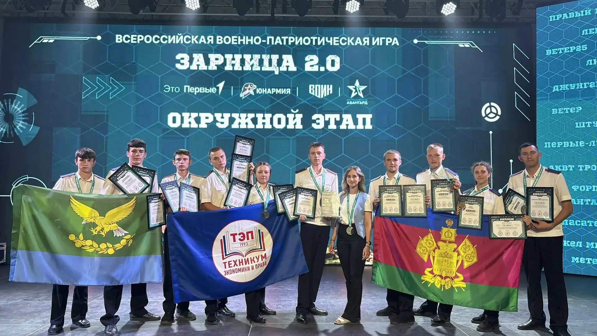 🏅Команда ПО ЧУ «Техникум экономики и права » — «Метеор-1» — заняла 3 место в окружном ...