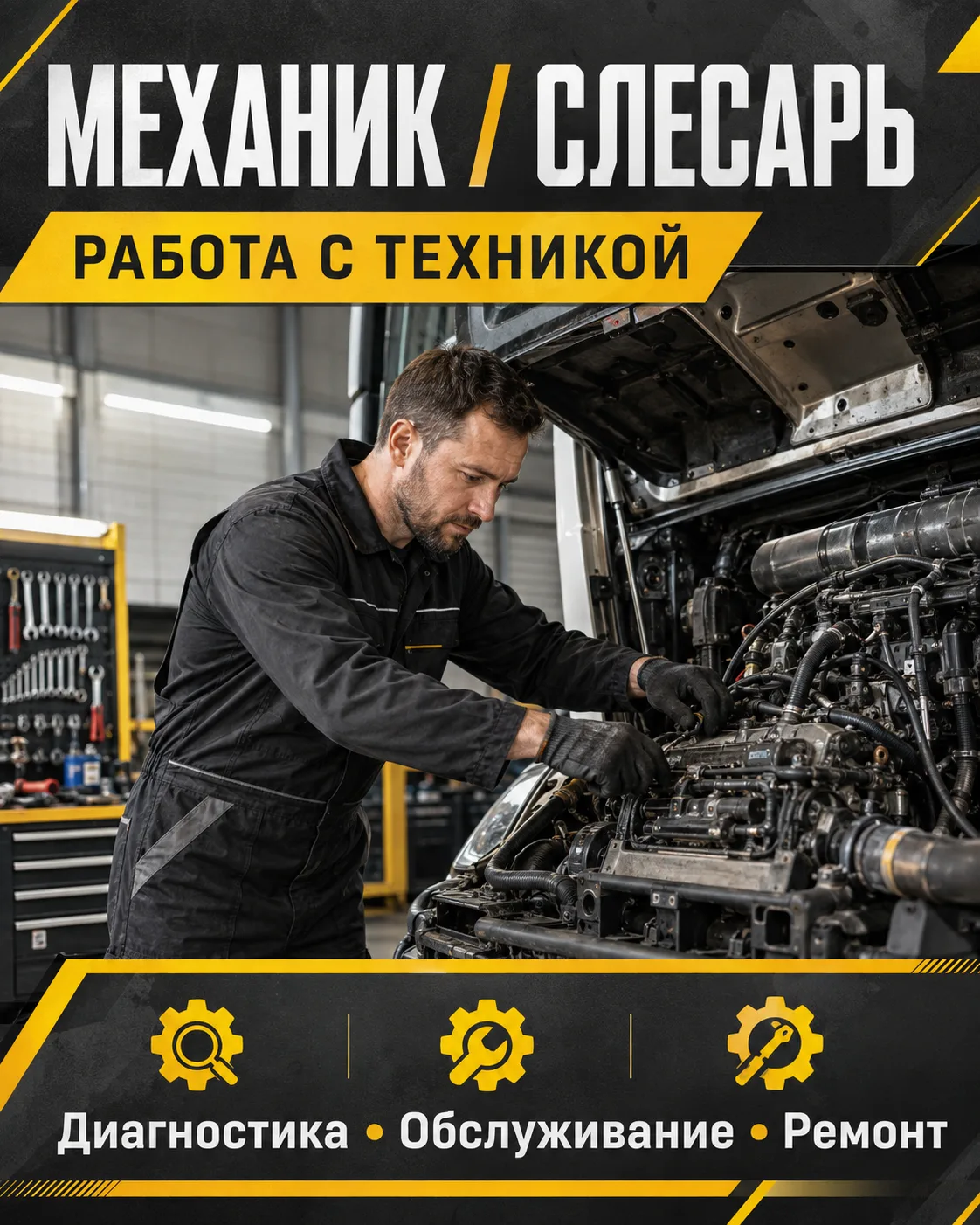 Механик / слесарь в тыловом подразделении