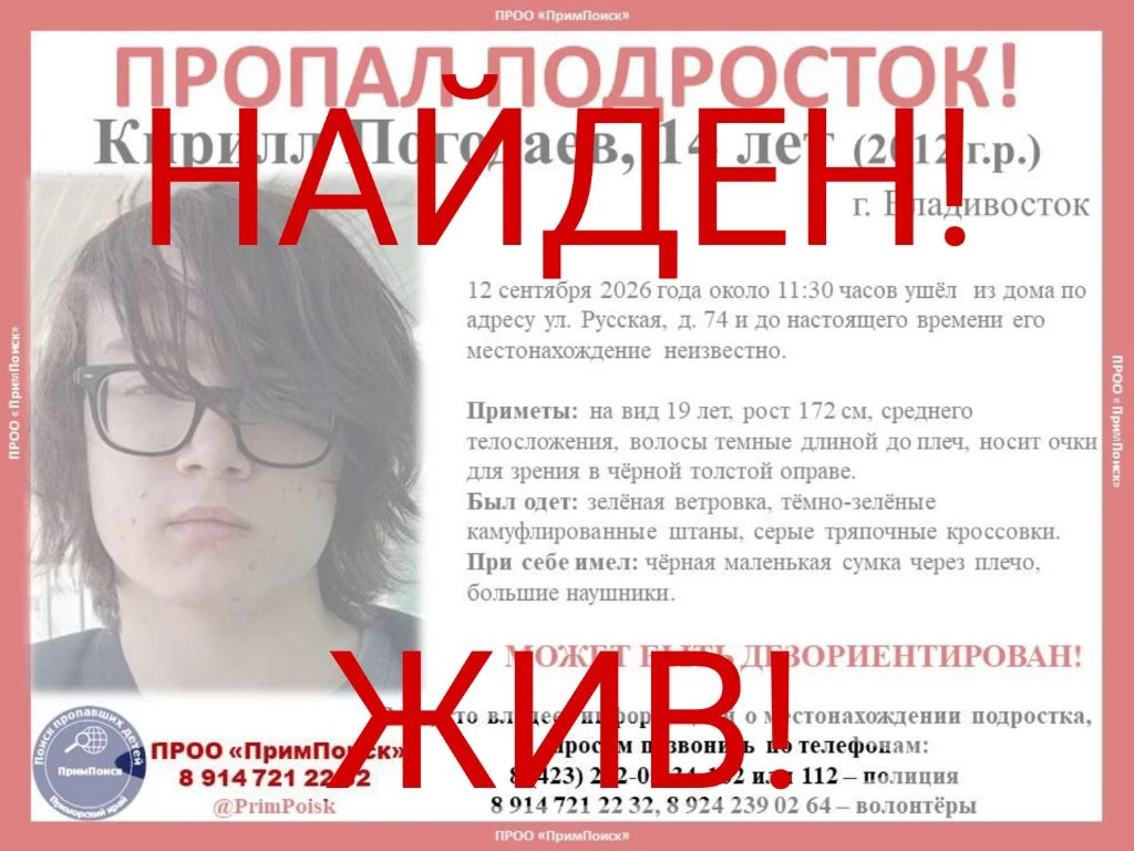 КИРИЛЛ П. НАЙДЕН! ЖИВ!