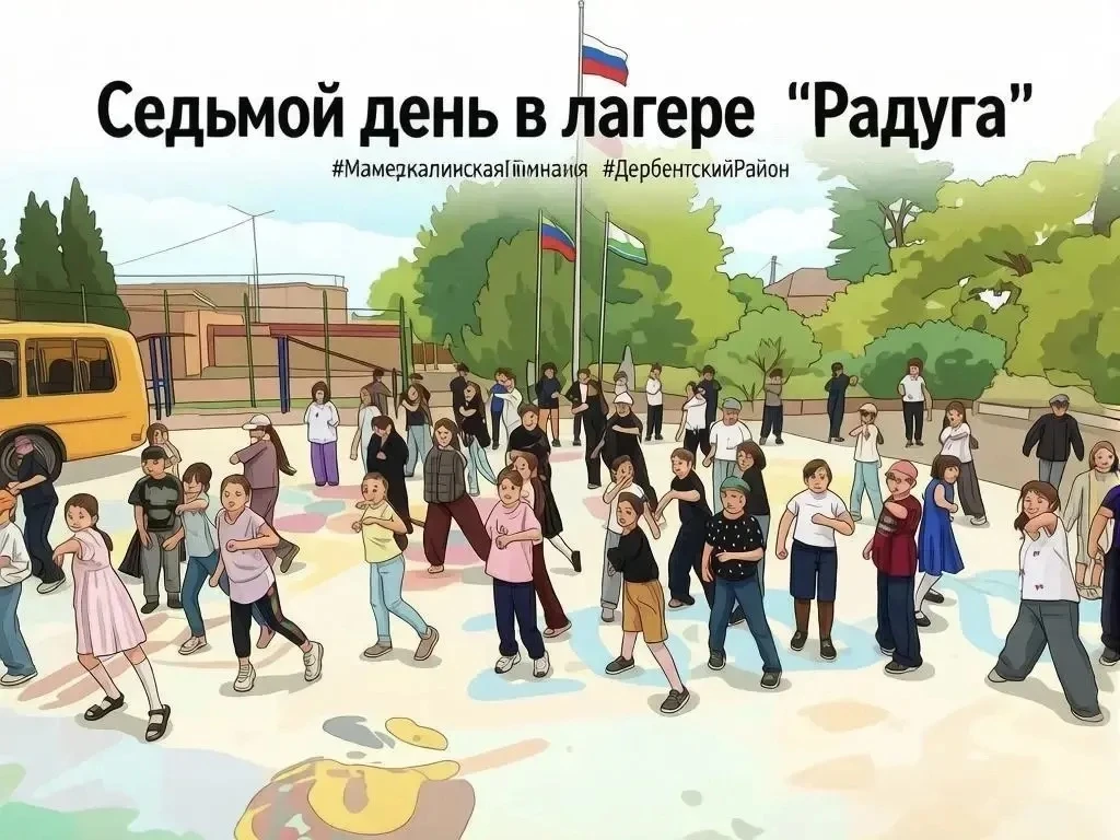 🔆Седьмой день в пришкольном лагере «Радуга» при МБОУ «Мамедкалинская гимназия им. М. Алиева» началс