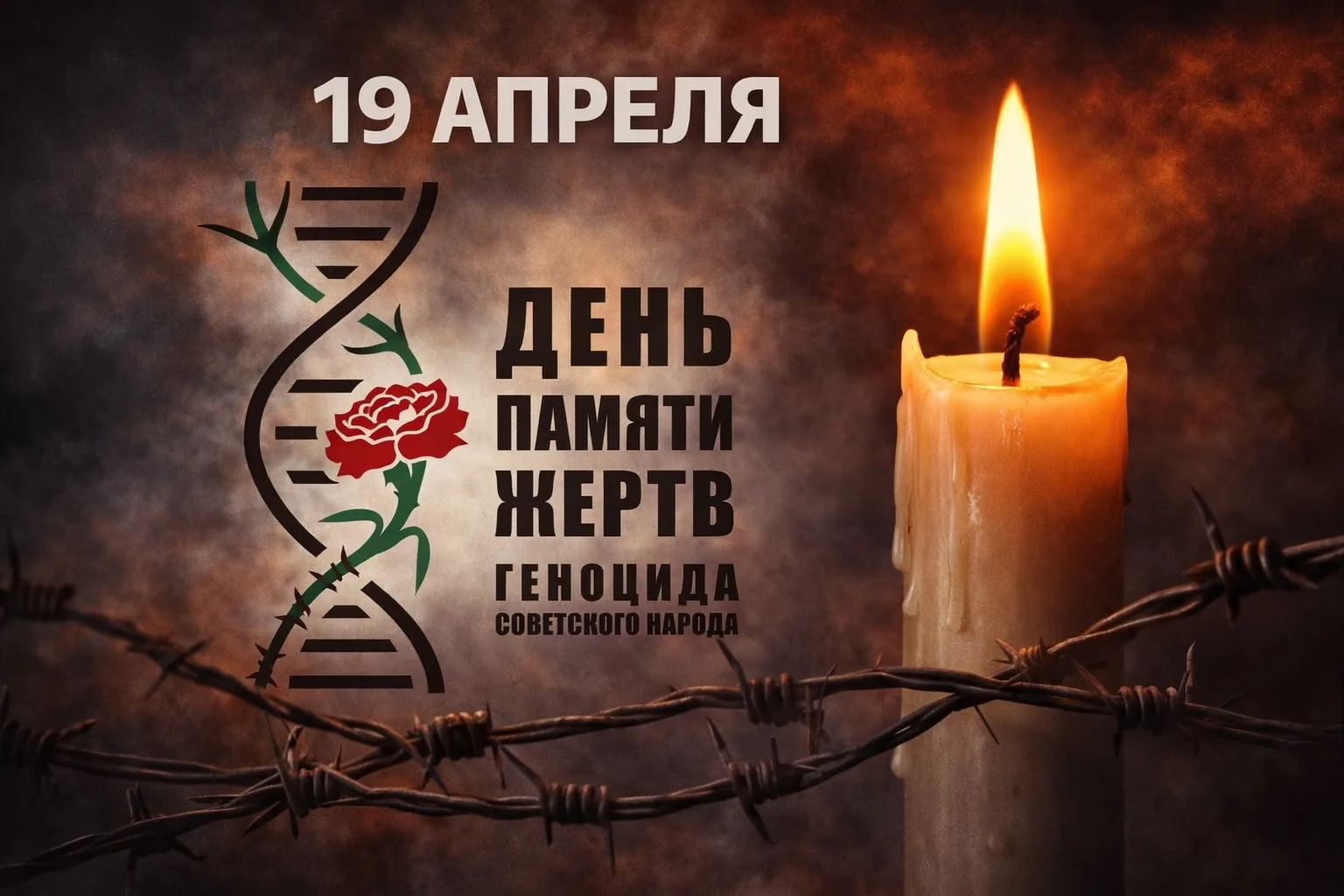 ДЕНЬ ПАМЯТИ ЖЕРТВ ГЕНОЦИДА СОВЕТСКОГО НАРОДА  19 апреля — День памяти жертв геноцида советского наро