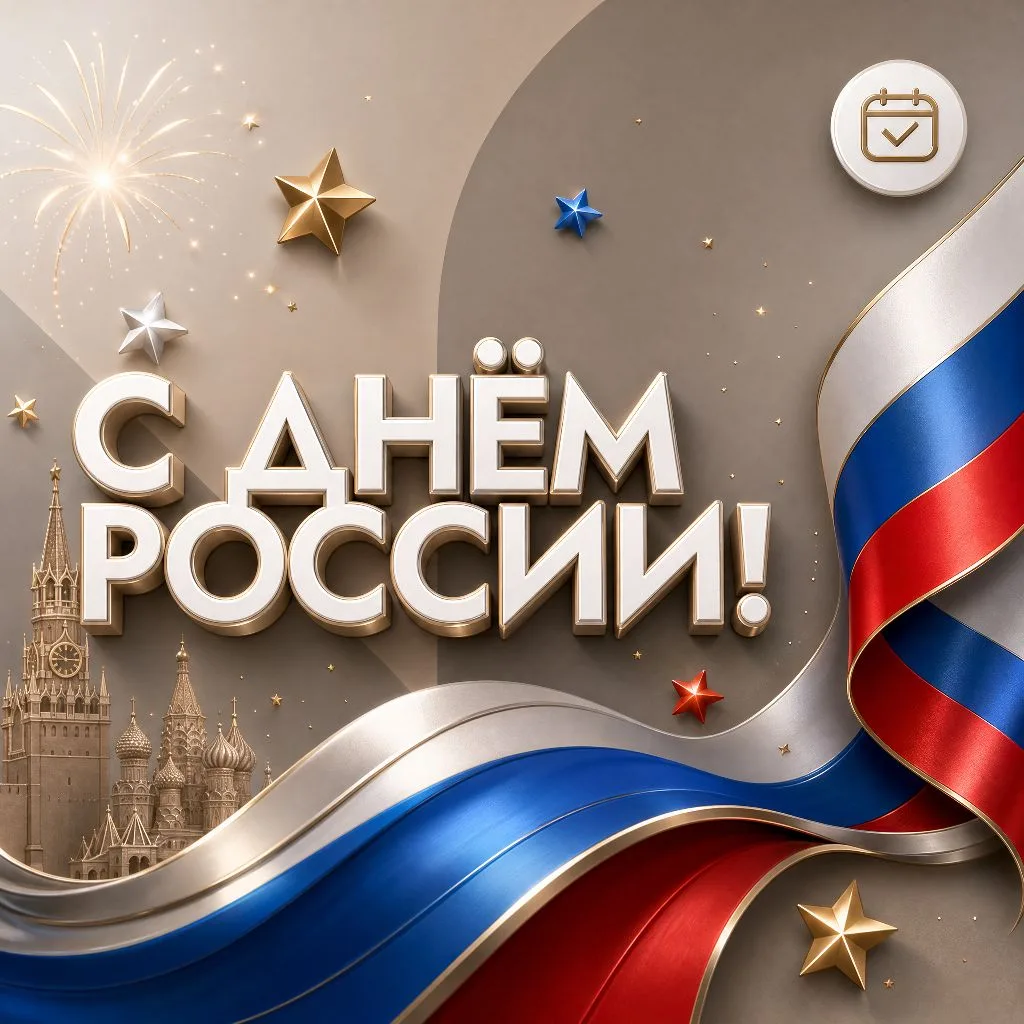 Сегодня мы поздравляем всех с Днём России. Наша страна — это необозримые просторы, история и культур