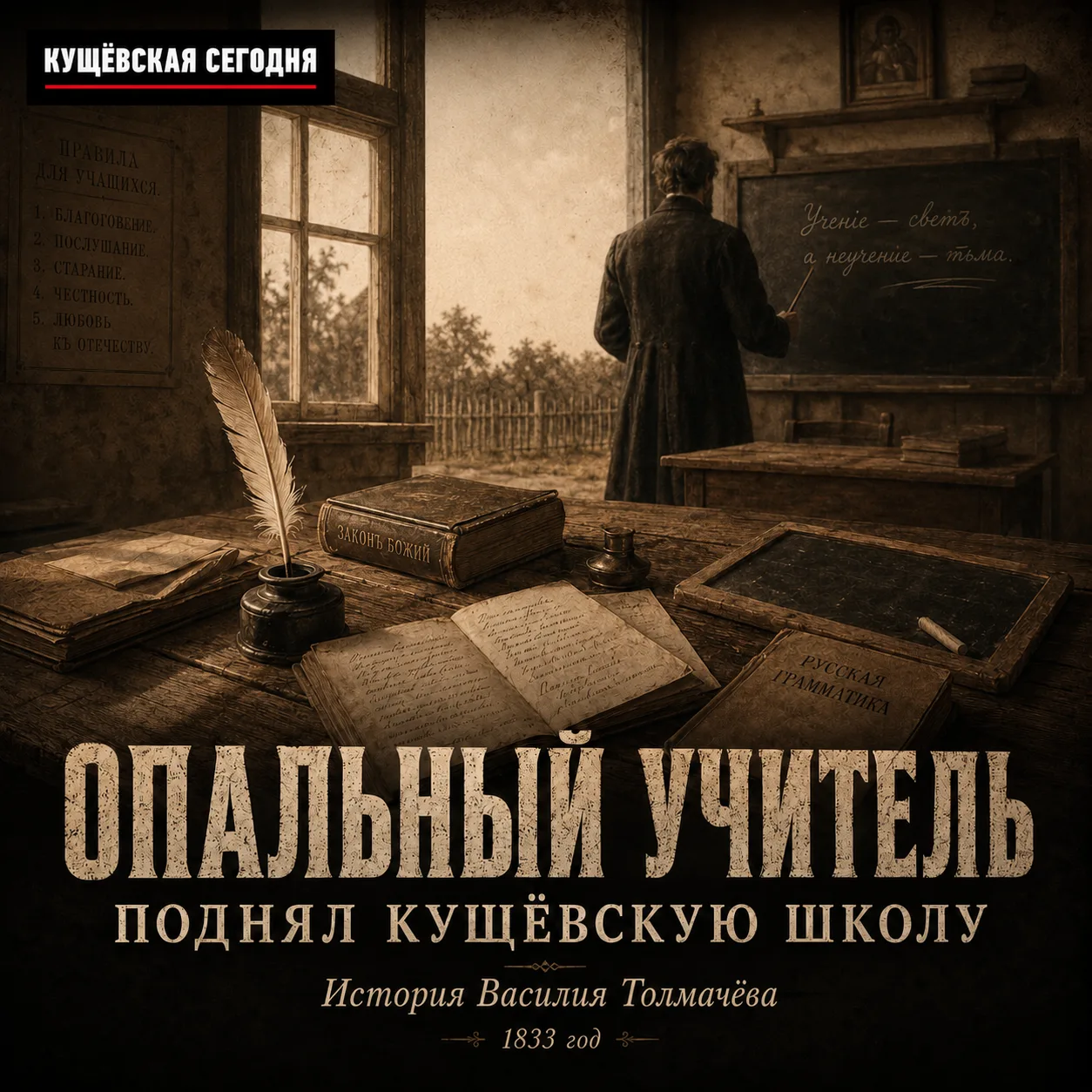 📚 Опальный учитель сделал кущёвскую школу одной из лучших в Черномории

Первая школа в Кущёвском ку