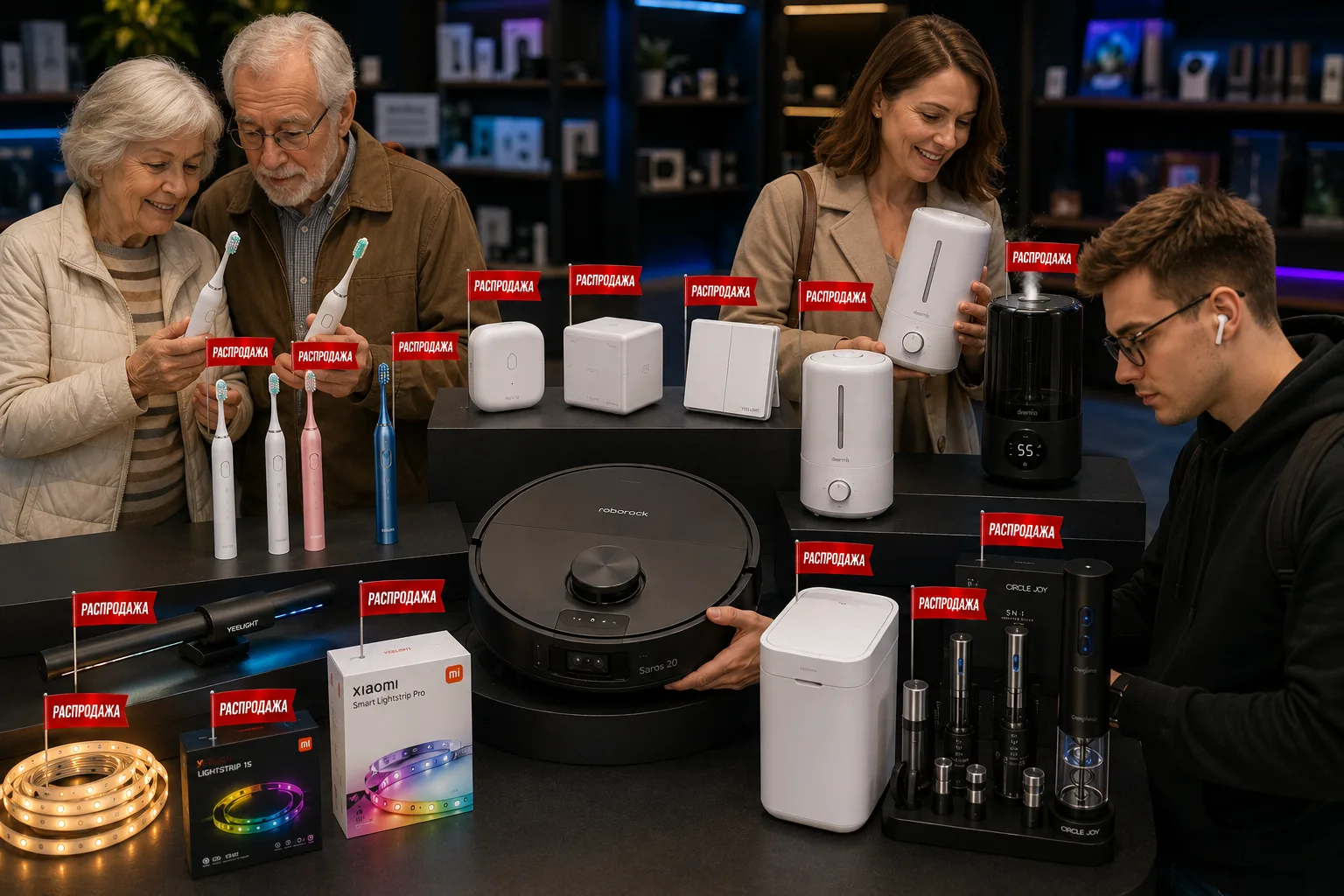 Продолжаем #Распродажу товаров для дома Ж-)
 
Зубные щетки:

Xiaomi Smart Electric Toothbrush T501 W