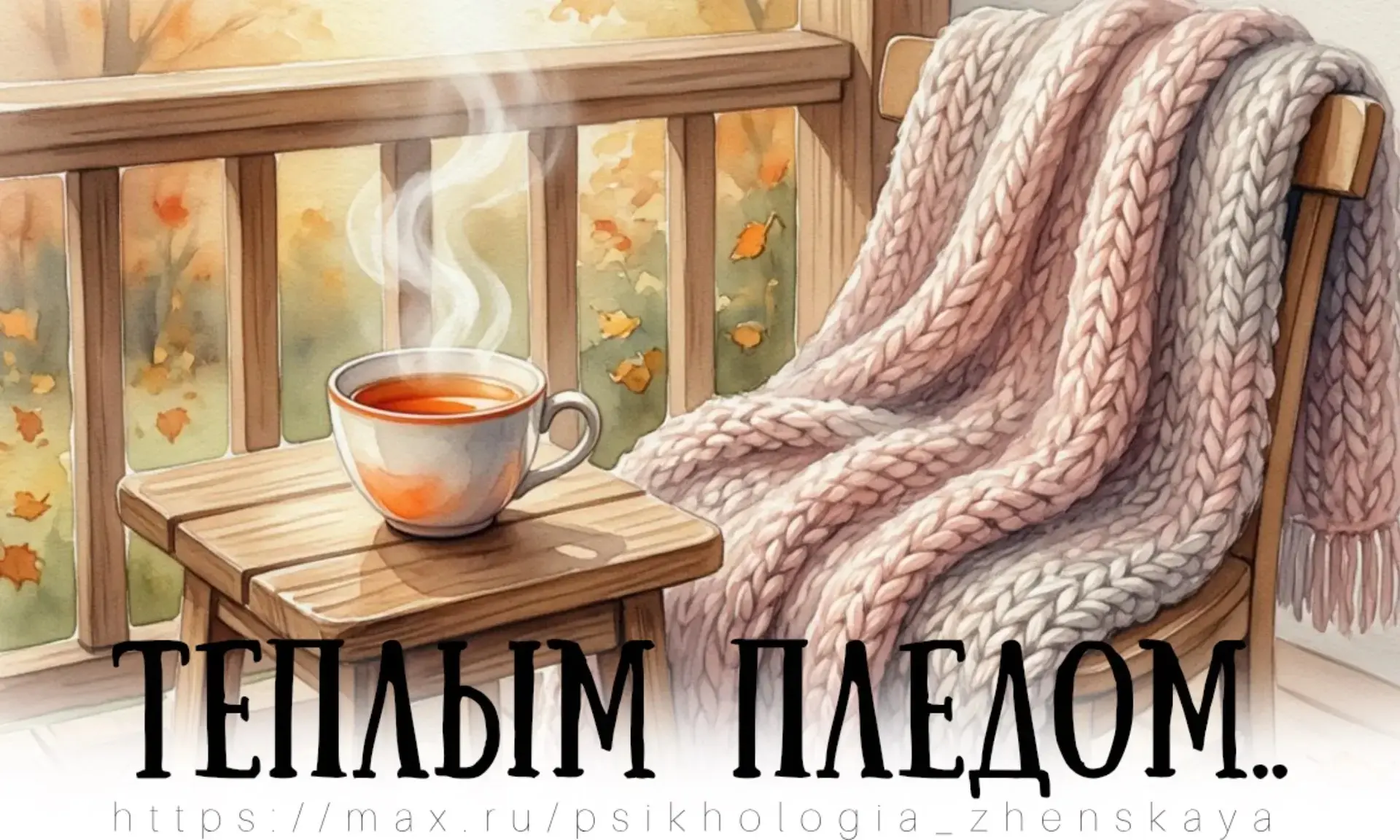 Укрывайтесь теплым пледом,