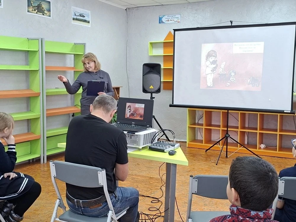 В стенах Детской библиотеки прошло замечательное мероприятие, посвященное 120-летию со ...