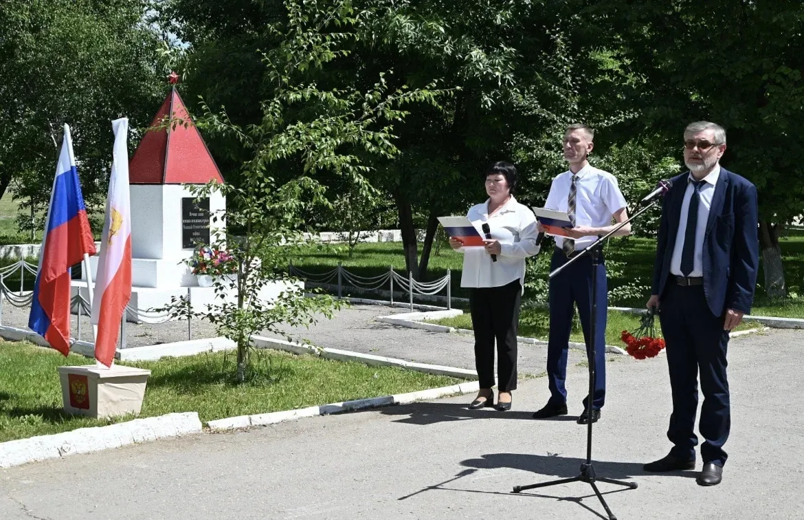 🎗️В селе Новоалександровка Александрово‑Гайского района состоялась церемония открытия ...