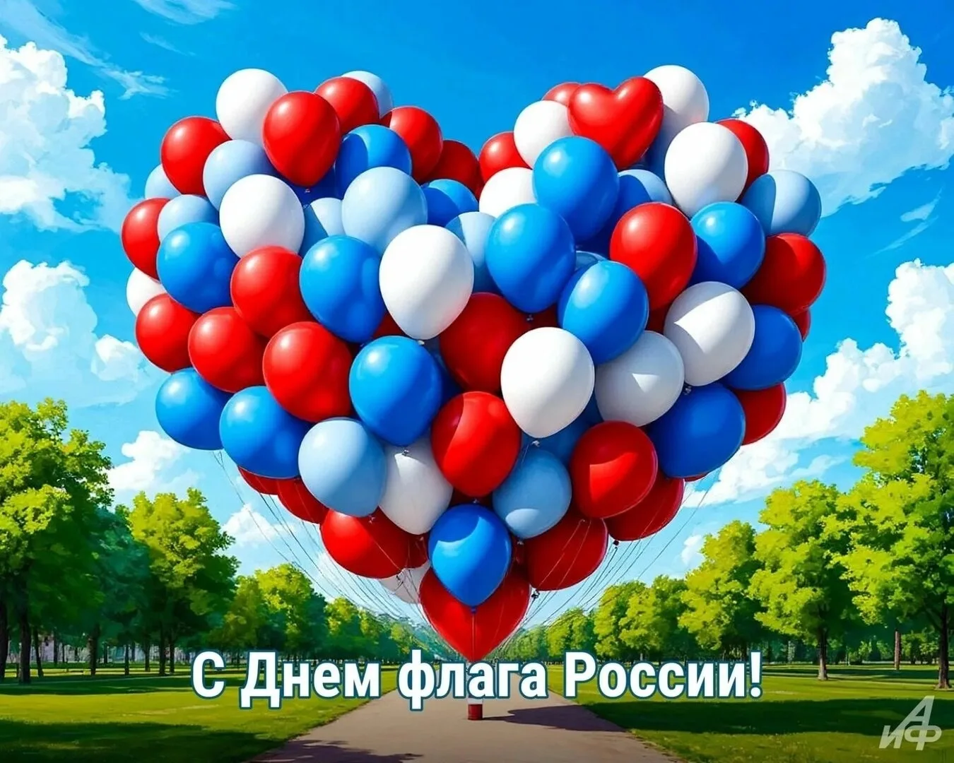 ⚪🔵🔴 С праздником! С Днём Государственного флага России! 🇷🇺