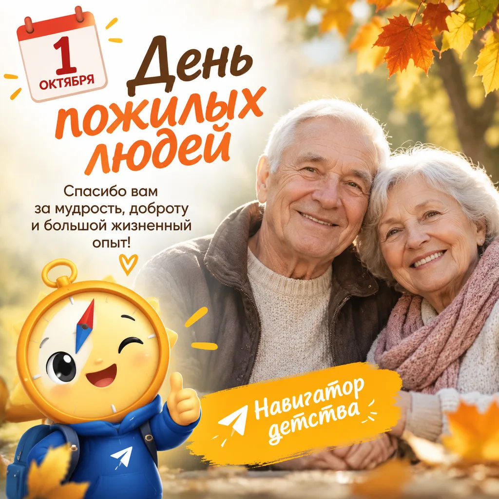 ‎🎉 1 октября — Международный день пожилых людей👵👴