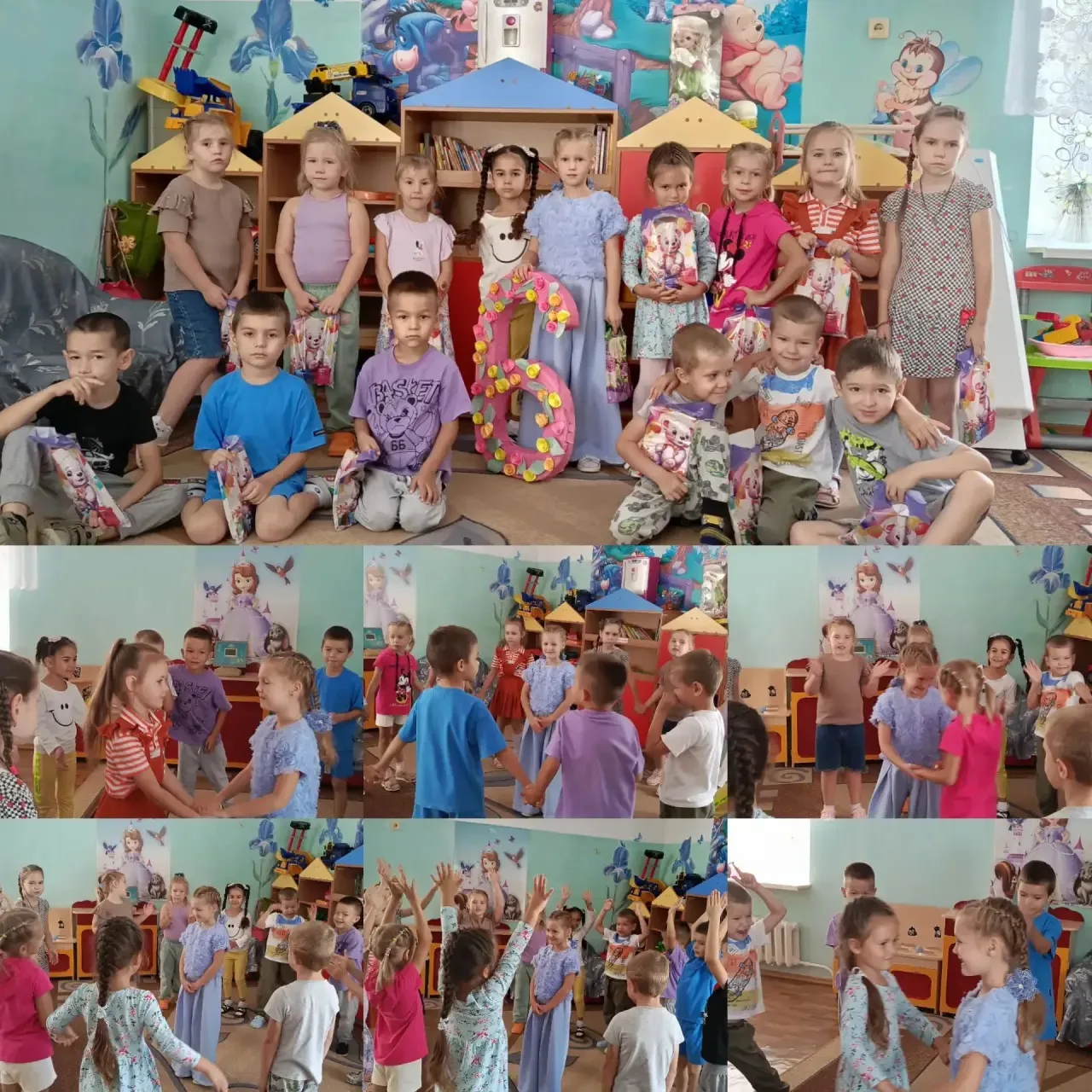 Сегодня дети поздравили с днём рождения Софию.Будь самой счастливой, весёлой и милой. Ж...