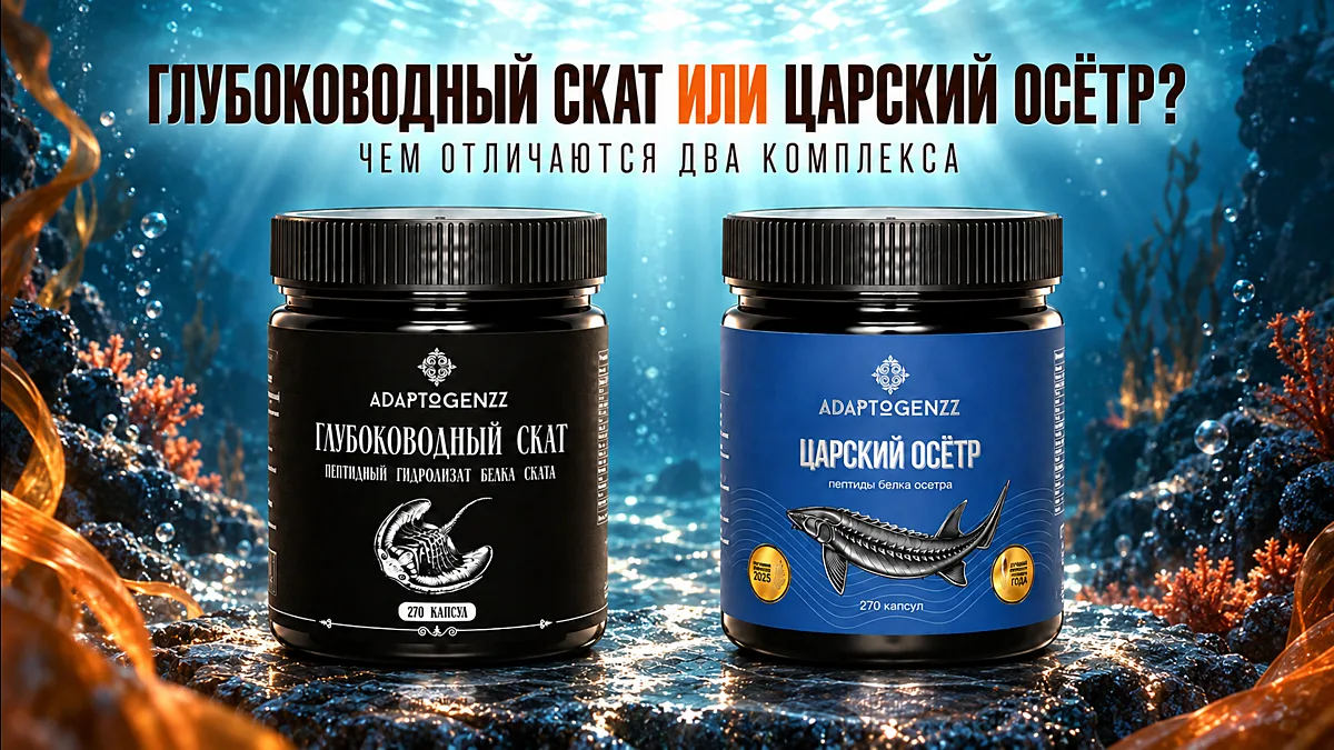 «Глубоководный скат» или «Царский осетр»: чем отличаются два комплекса? 👇🏻