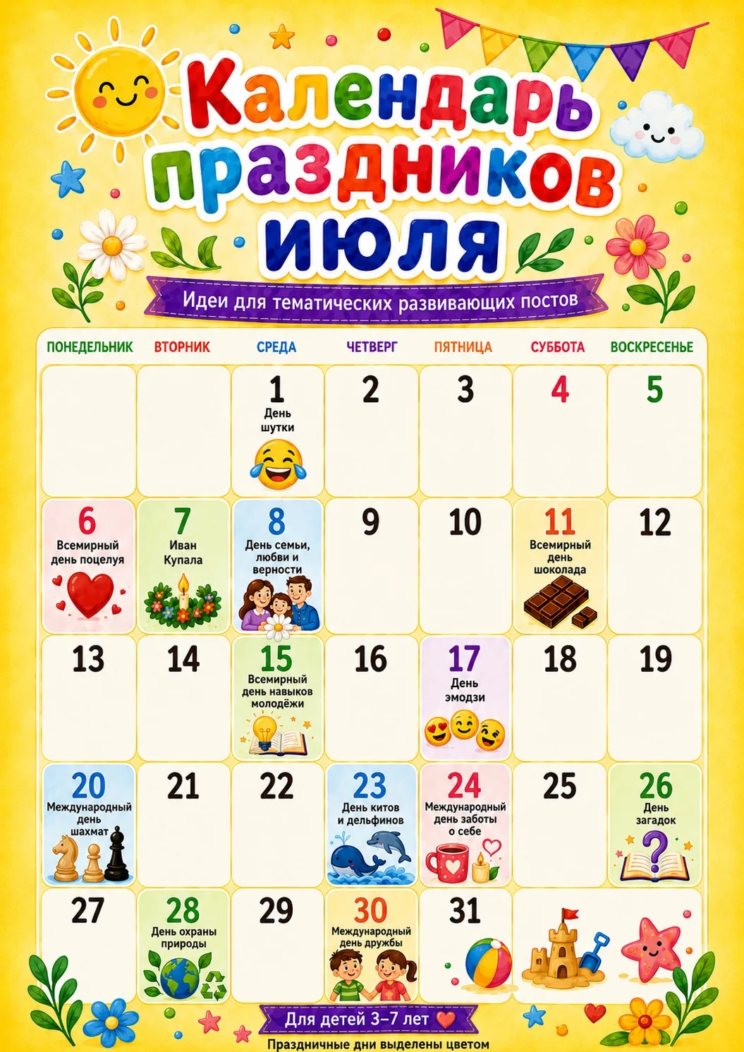 Делаю для вас кое-что интересное к июлю🤫😉
