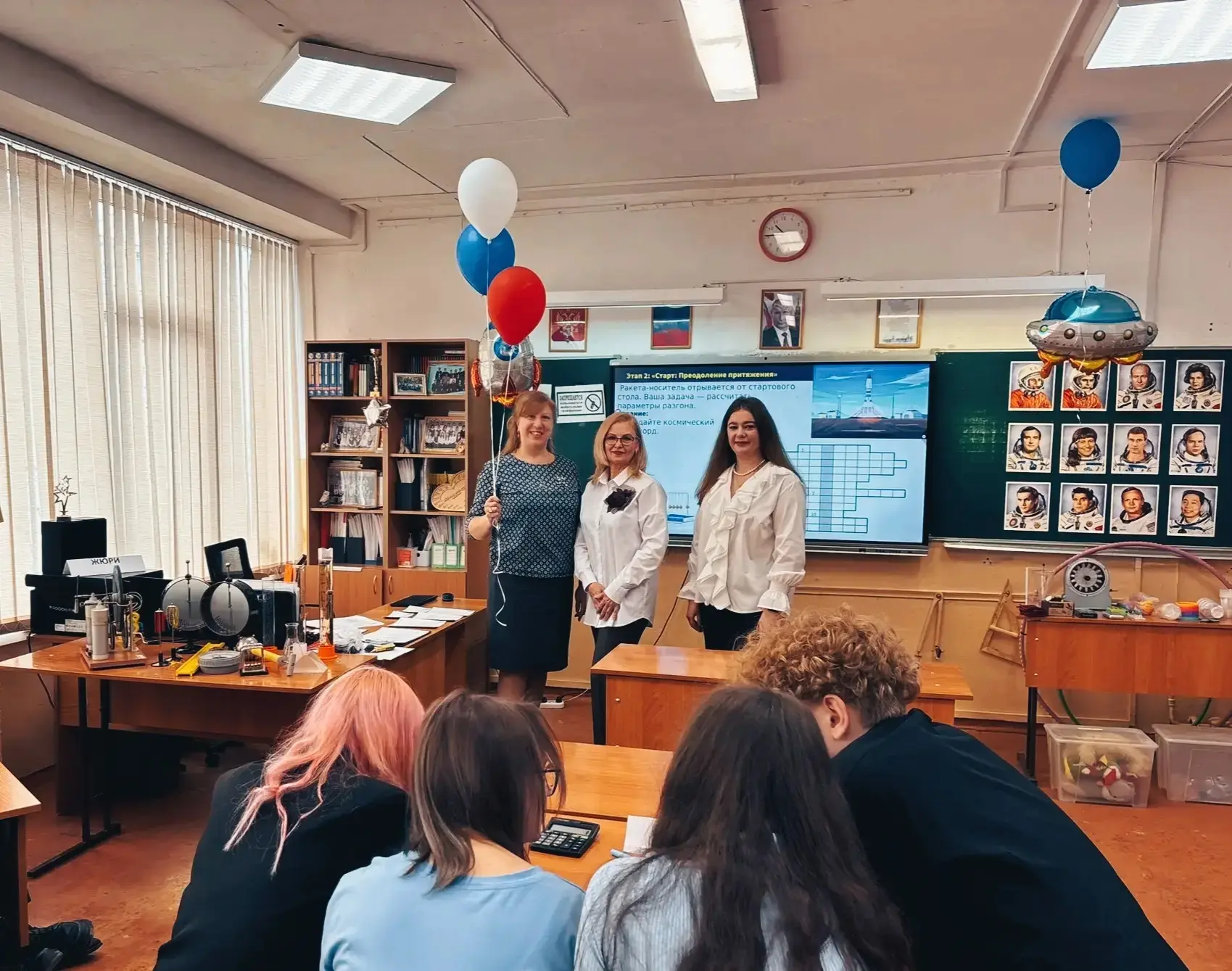 💫8 апреля с большим успехом прошла интеллектуальная игра по физике "Великолепная семёрка в космосе" 