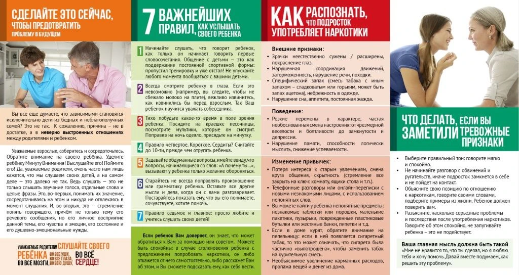❗️Уважаемые родители! Главная защита от наркотиков — это не тотальный контроль, а ваши отношения с р