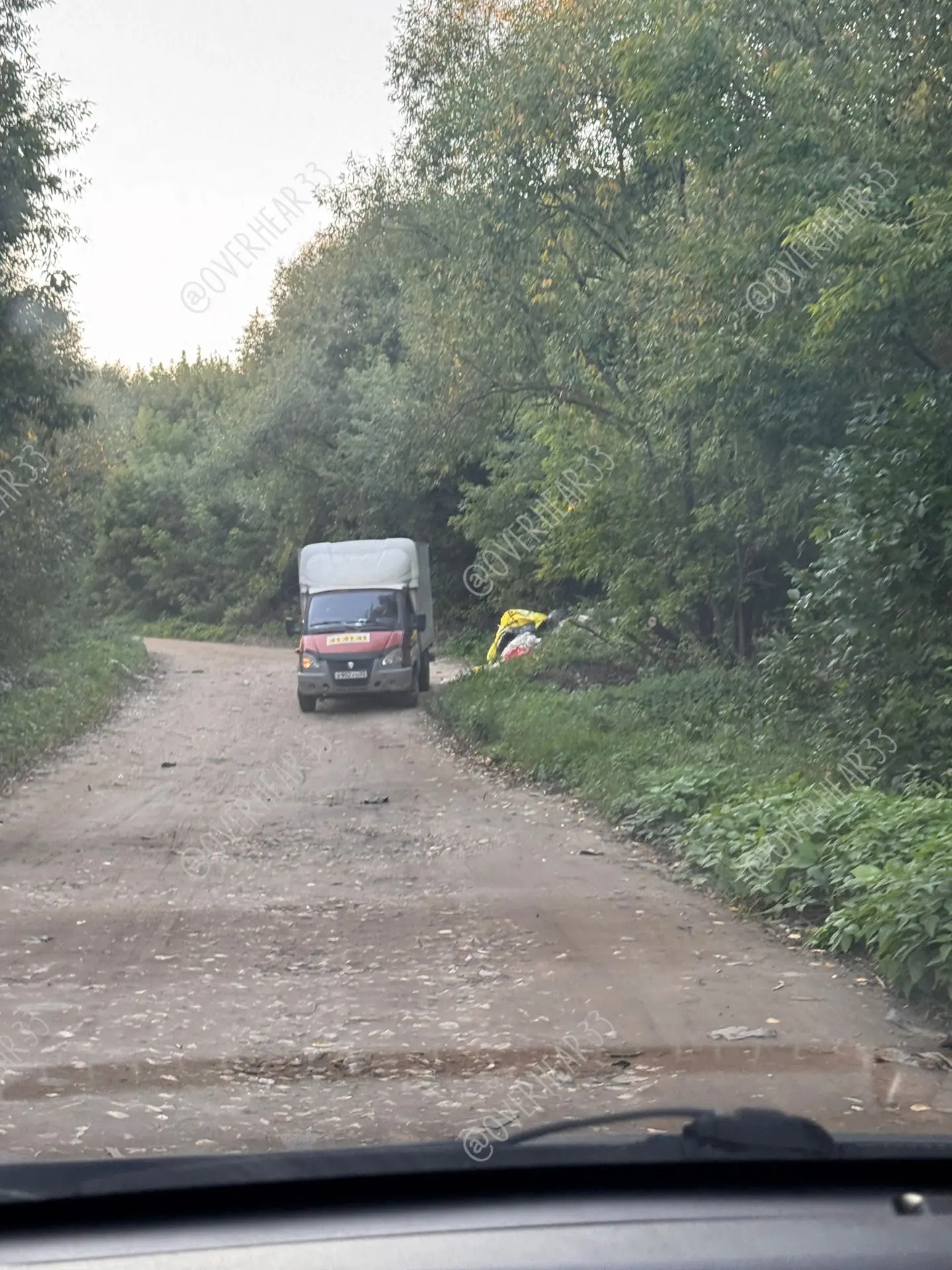 Дорога за Тандемом. Просто приехали.. просто вывалили строительный мусор. Знаю, что пис...
