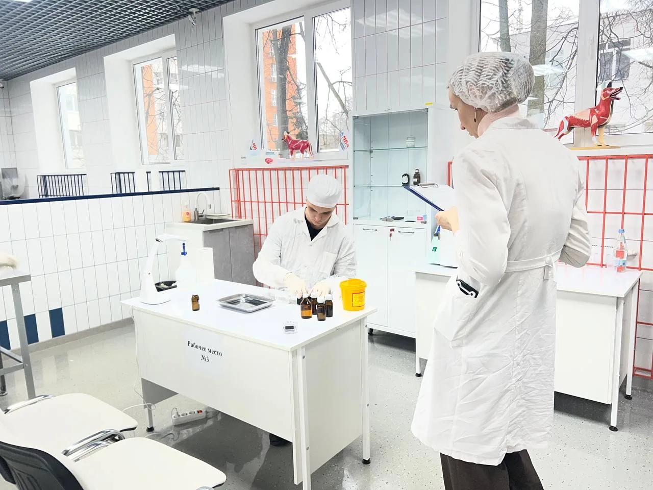 Будущий ветеринар   🧑‍⚕️ Ученик медицинского класса нашей школы Леонид принял участие во Всероссийск