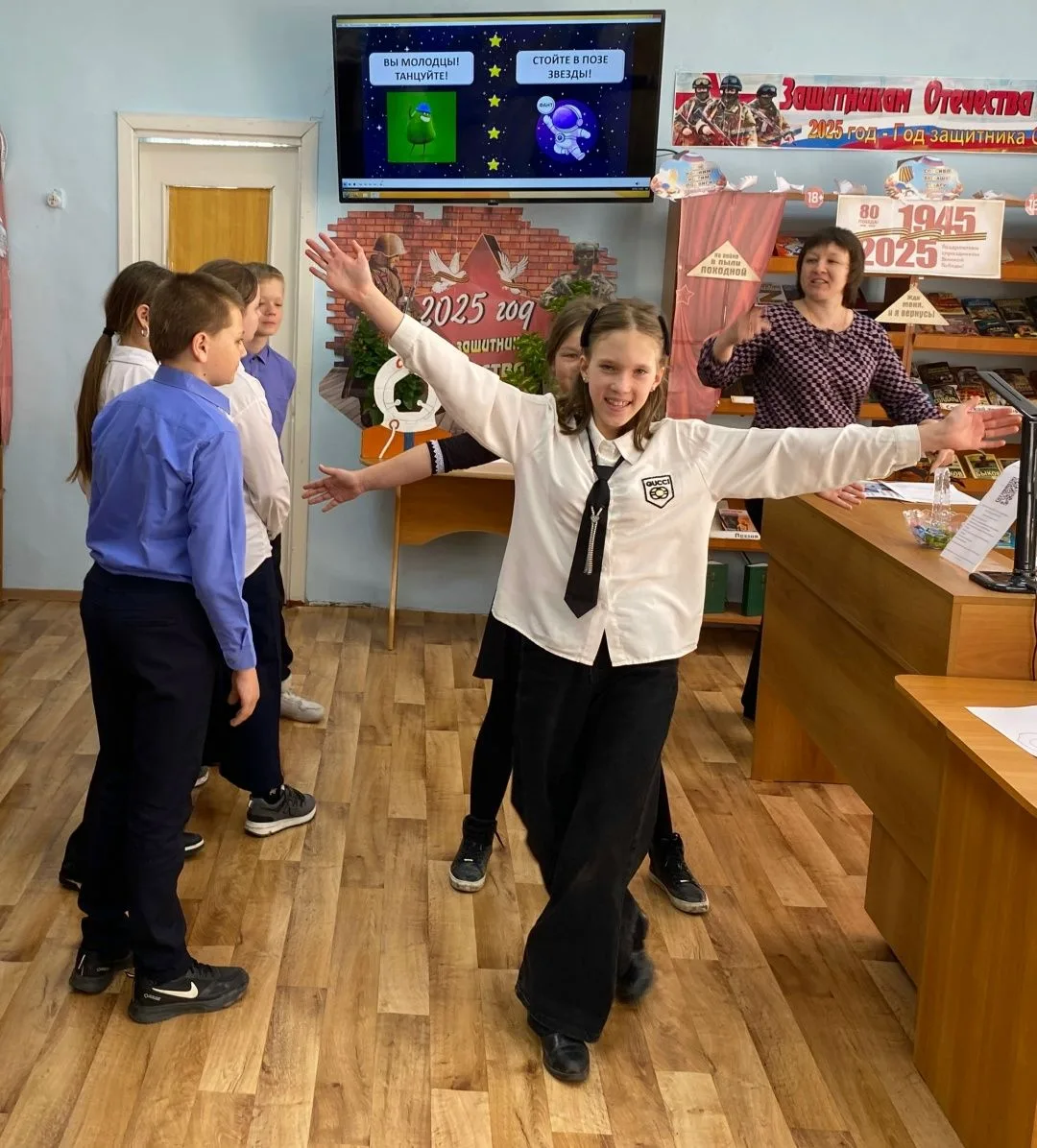 Космический полет в библиотеке с. Истошино! Сегодня шестиклассники Истошинской СОШ не сидели за парт