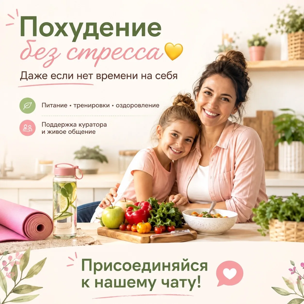 💛 Похудение без стресса и чувства вины