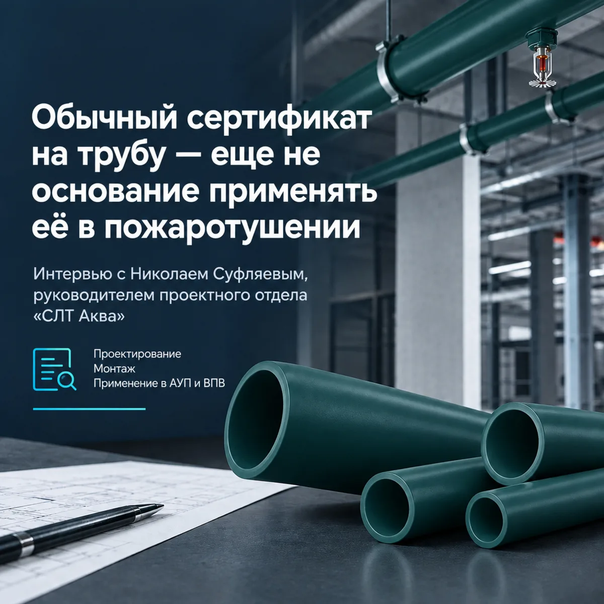 В интервью для портала RUБЕЖ Николай Суфляев, руководитель проектного отдела «СЛТ Аква»...