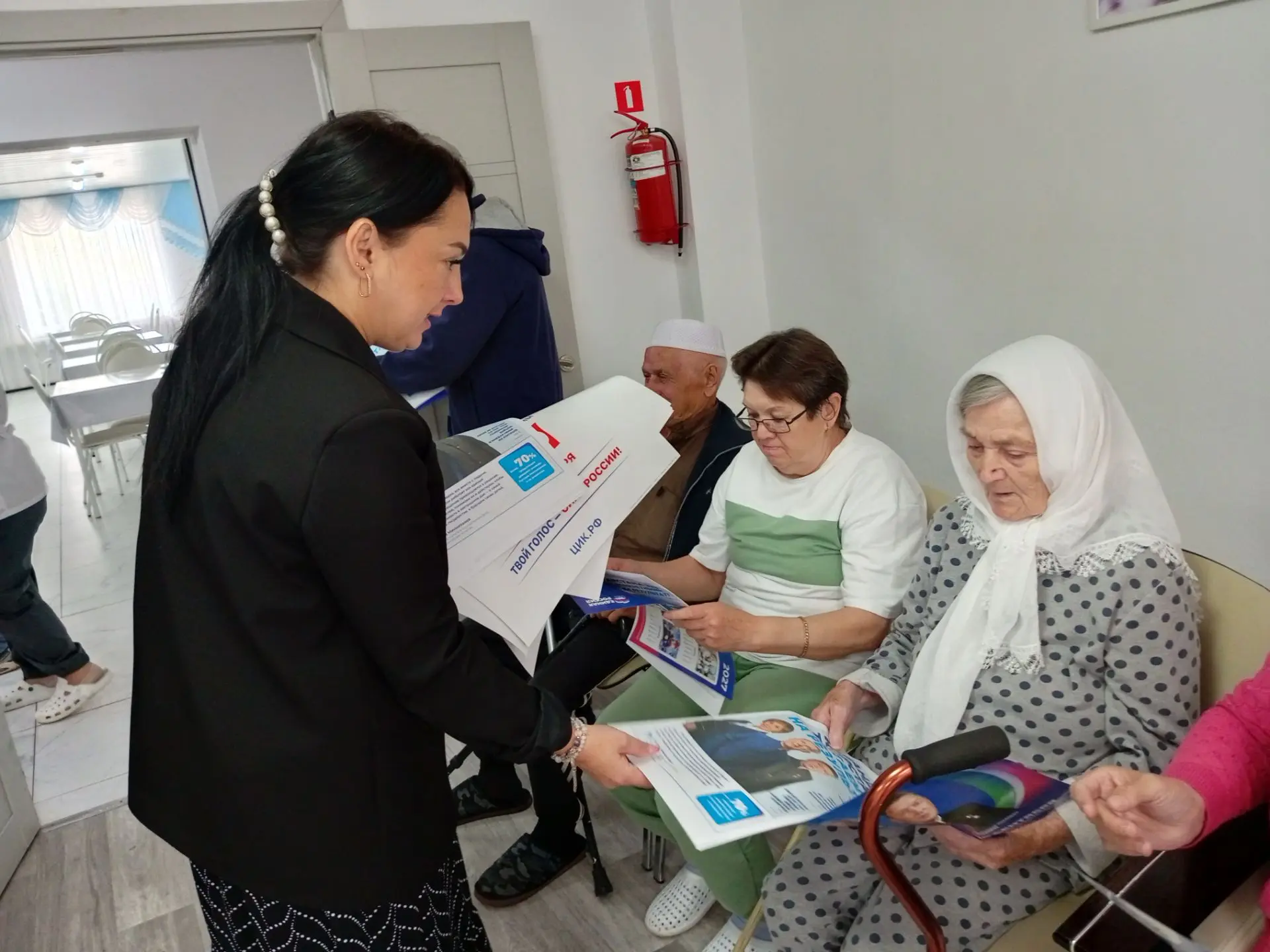✅Электоральная грамотность и активное долголетие: в Муслюмовском доме-интернате прошло ...