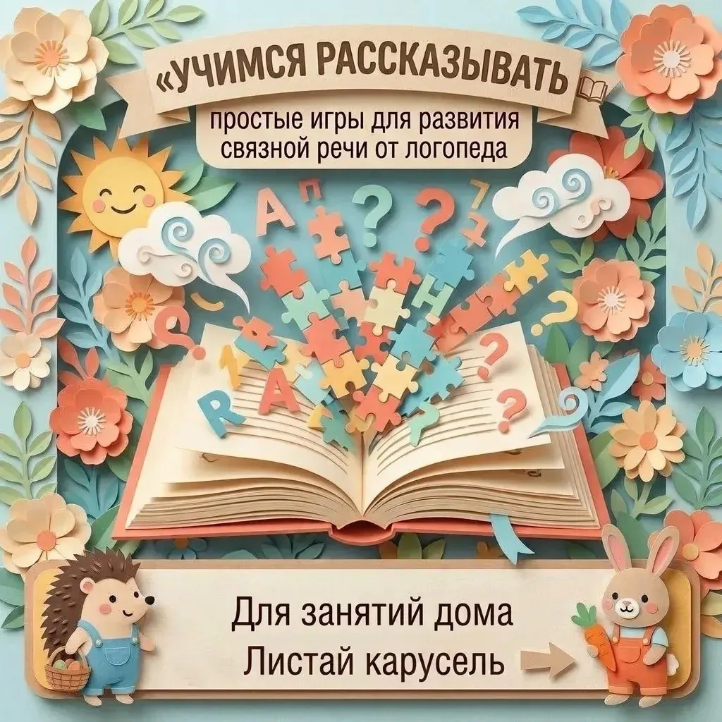 Как помочь ребёнку заговорить красиво и связно?