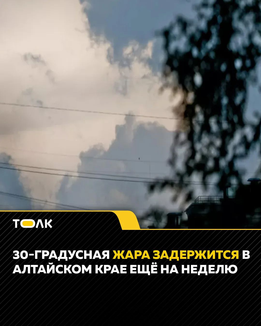 ☀️30-градусная жара задержится в Алтайском крае ещё на неделю