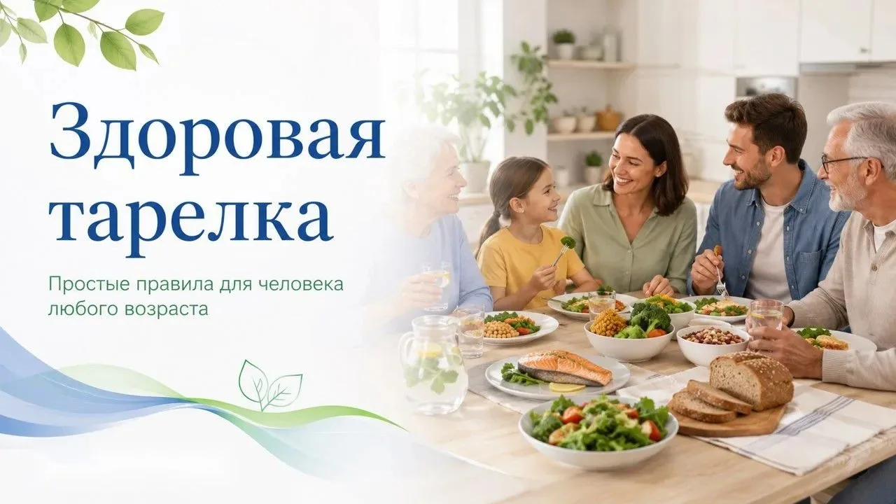 ✅ Здоровая тарелка для здорового долголетия
