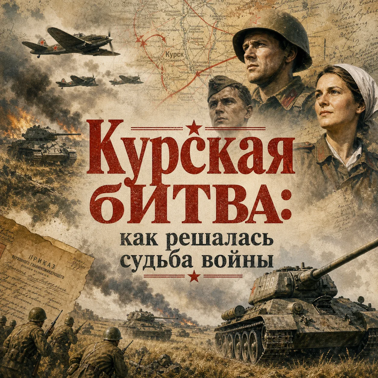 Курская битва — это не один бой, а целый комплекс оборонительных и наступательных опера...