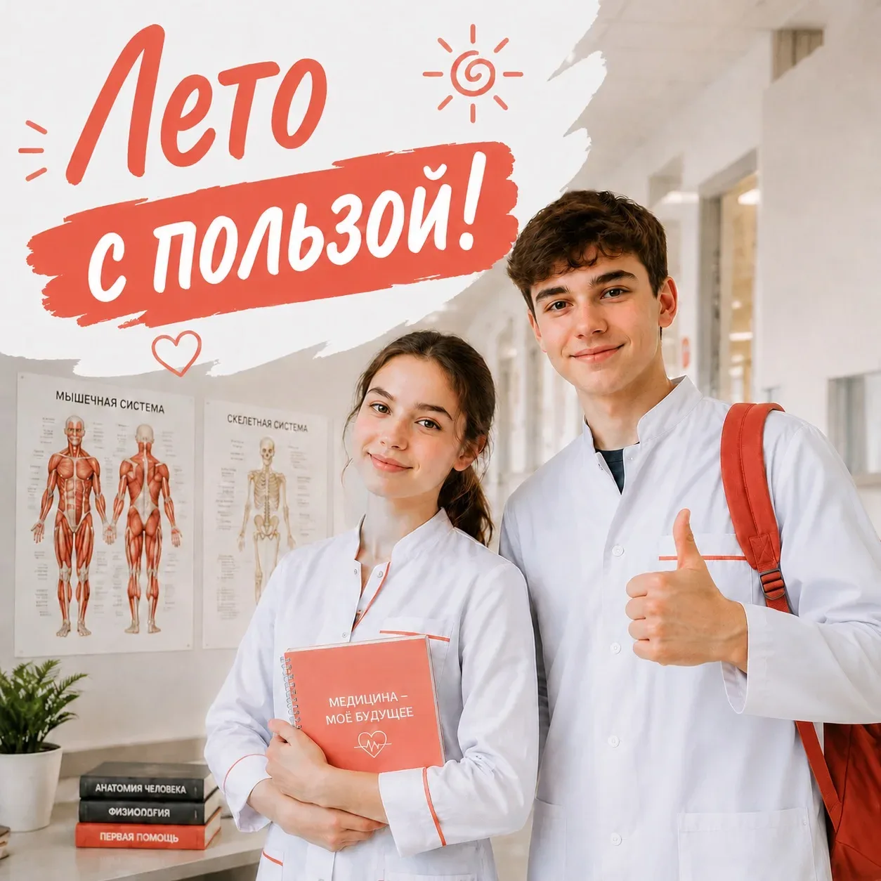 ⚡Ивановский медицинский колледж организует летний лагерь "Юный медик" для школьников 7–...