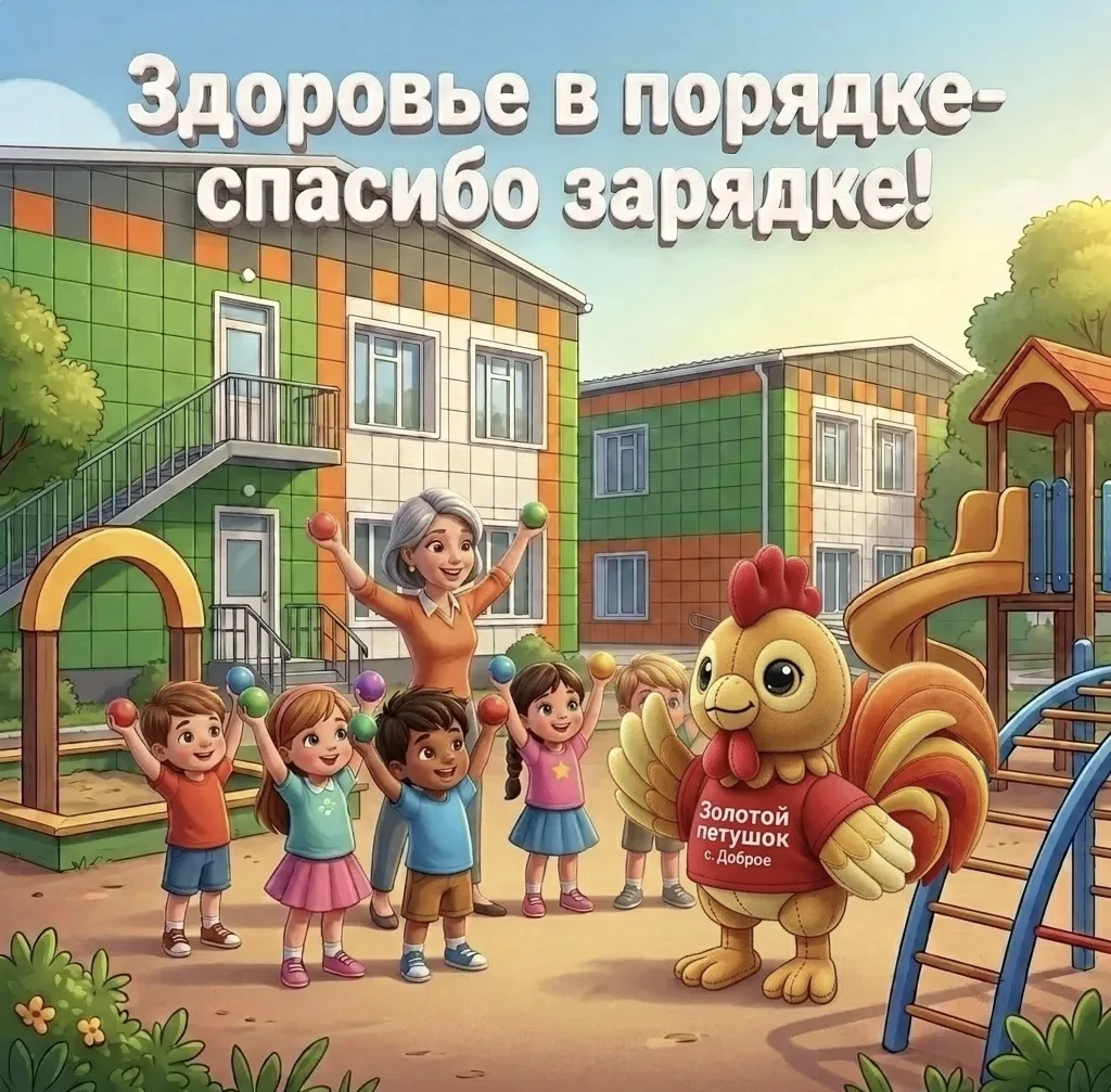 🏃Здоровье в порядке - спасибо зарядке!
Утренняя гимнастика на свежем воздухе уже стала доброй тради