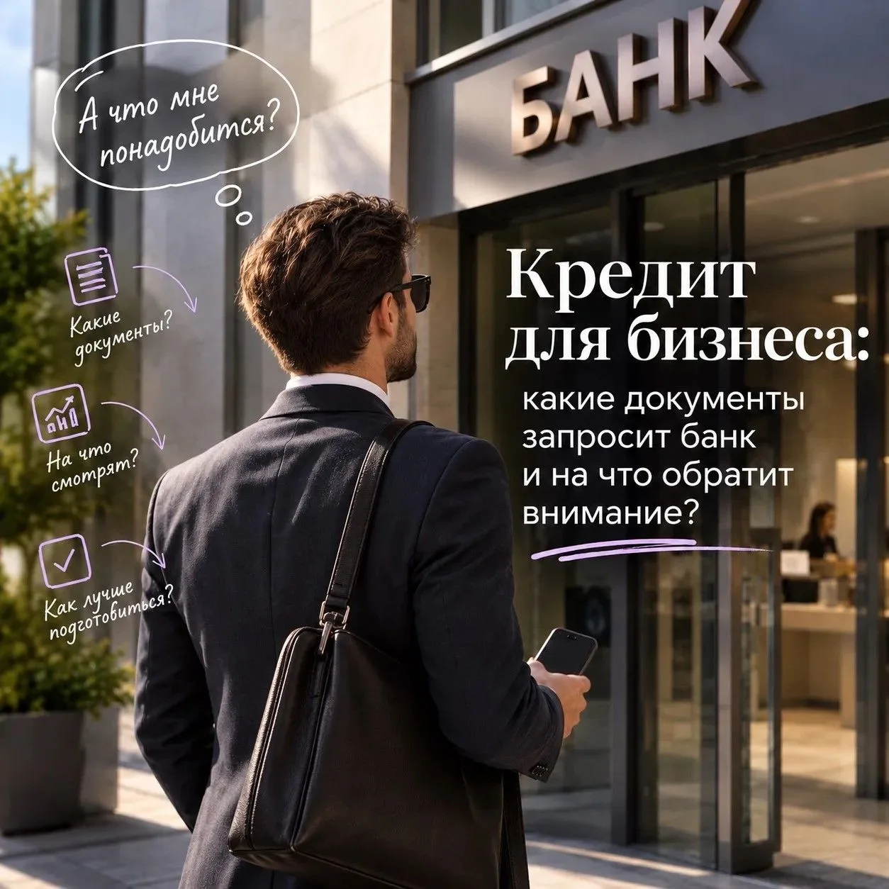 💰 Кредит для бизнеса: какие документы запросит банк и на что обратит внимание?