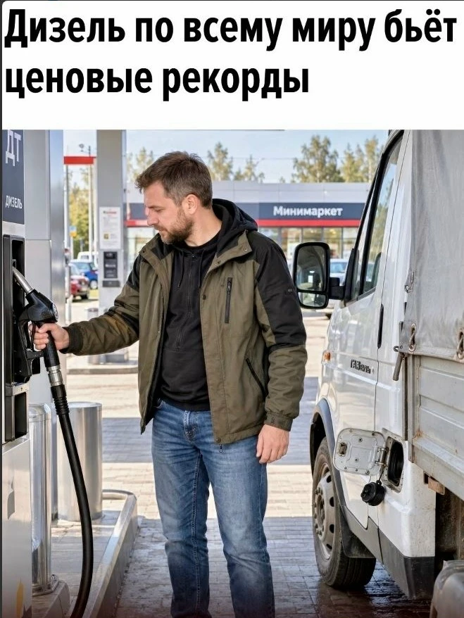 Мировой рынок столкнулся с серьезным дефицитом дизельного топлива. Запасы сокращаются с...