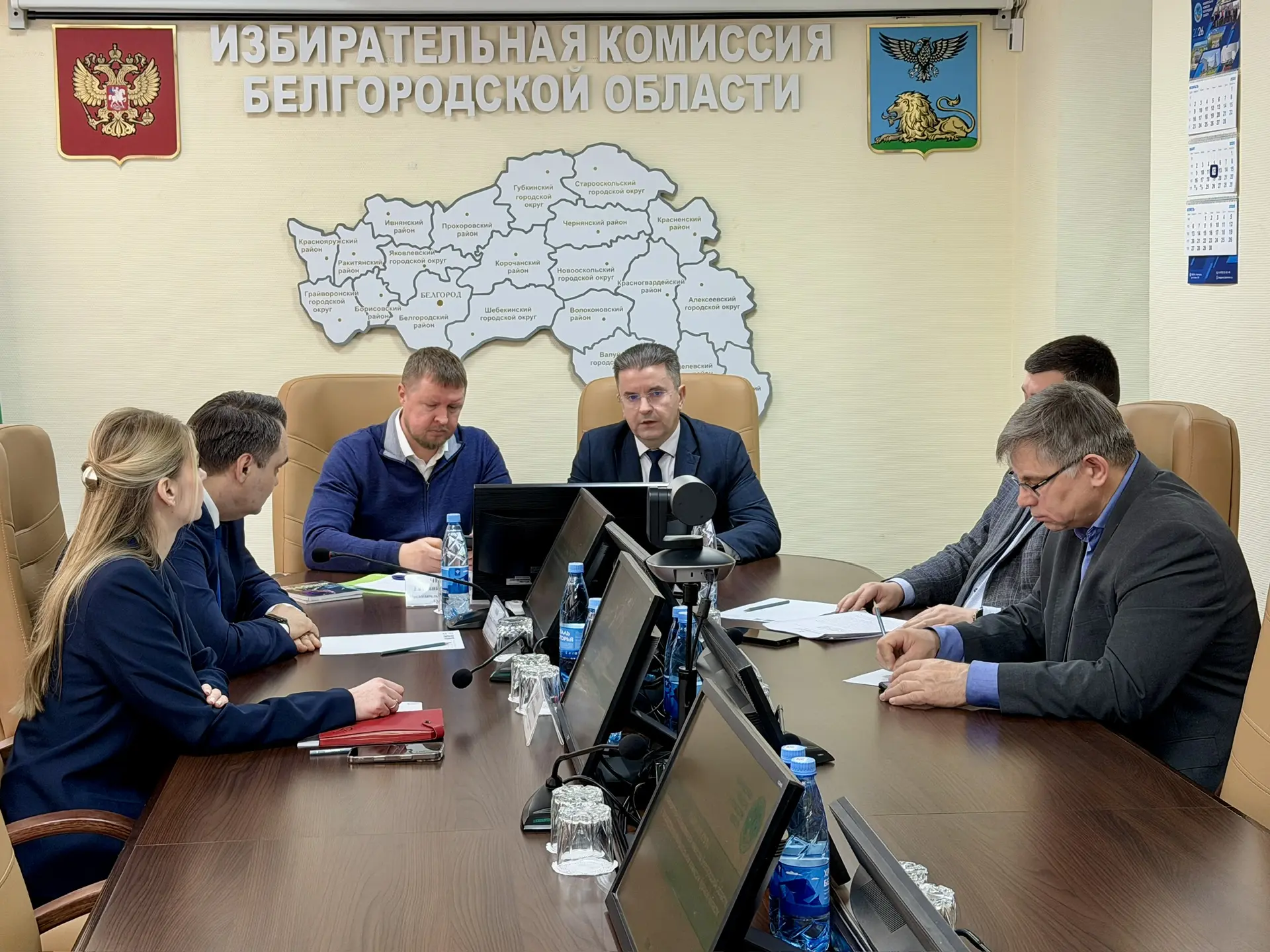 Председатель Избирательной комиссии Курской области посетил Белгородскую область с рабочим визитом  