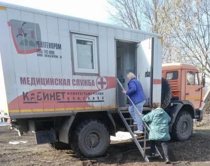 🩺В районах Орловщины продолжается работа передвижных мобильных комплексов  Две недели они работали в