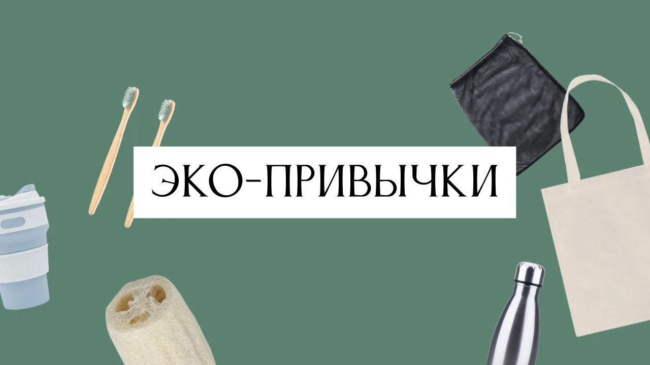 Экопривычки: маленькие шаги для большого результата.                     Быть экологичн...