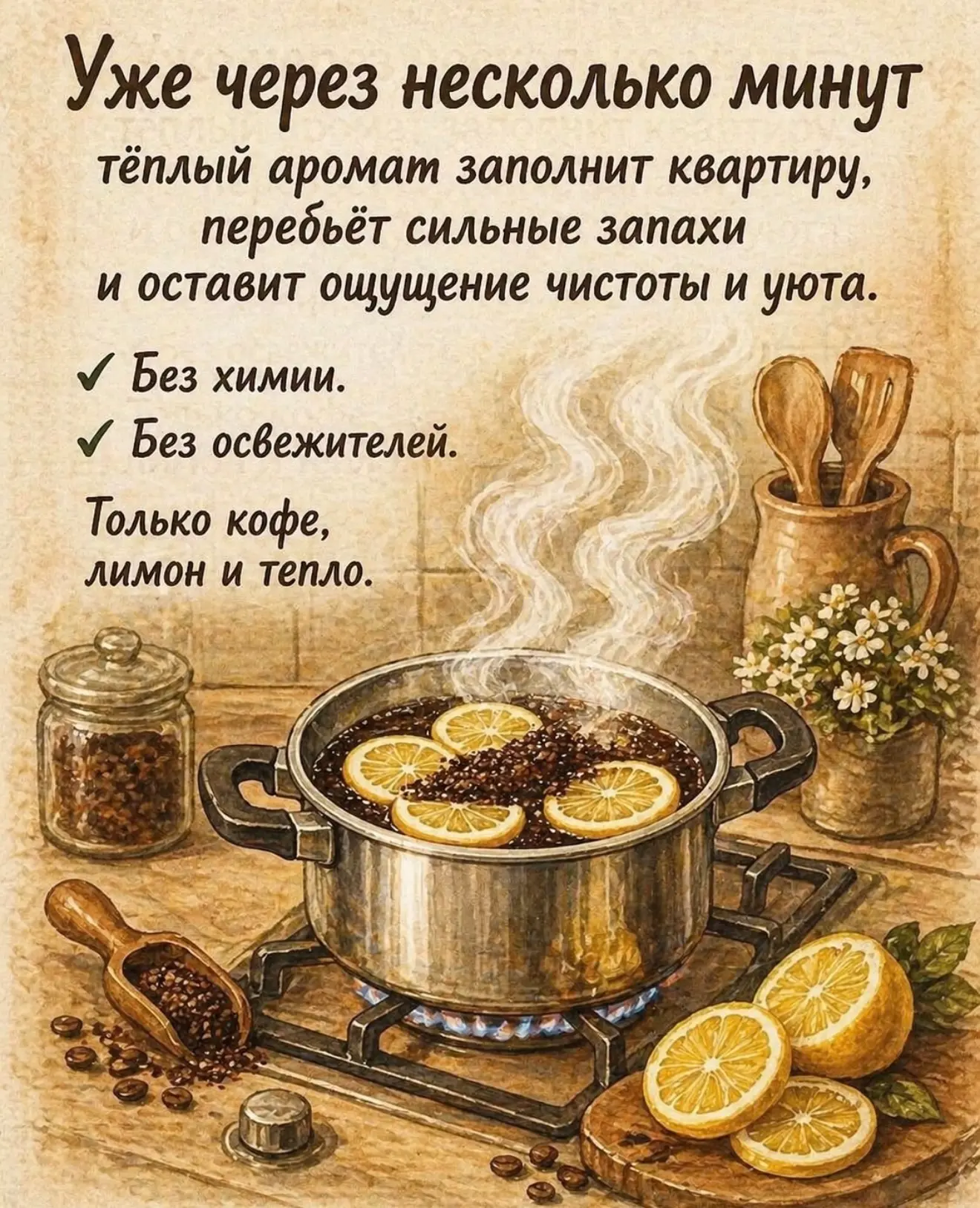 Запах жареной рыбы, лука или ужина на всю квартиру знаком каждому.  Но вместо проветриваний на мороз