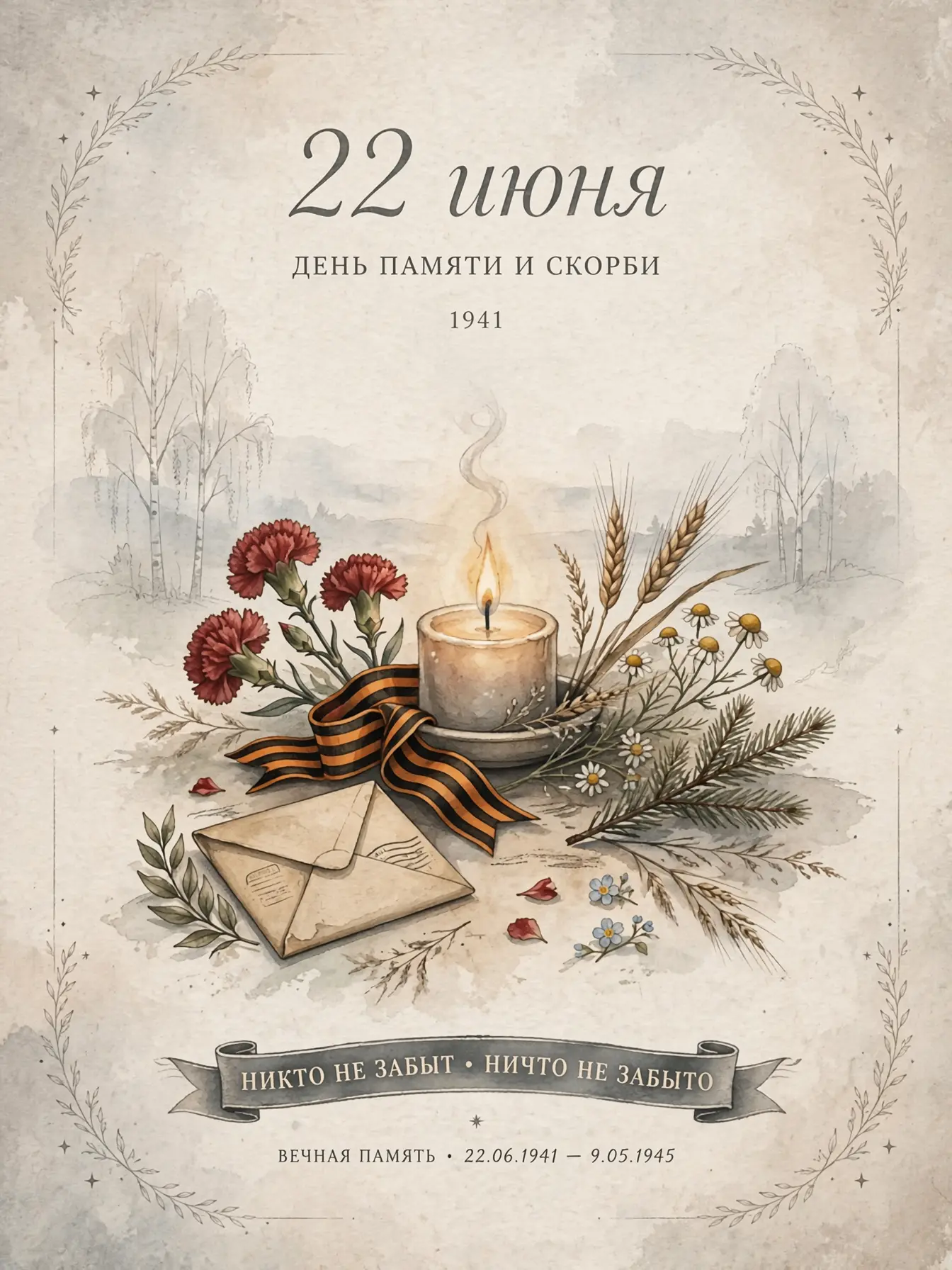 🕯 Дань памяти героям: близится 22 июня.

85 лет назад в этот день началась Великая Отечественная во
