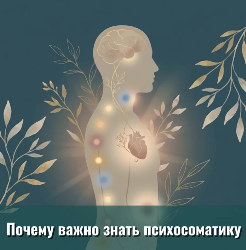 Почему важно знать психосоматику 🧠🫀

🔍 Что такое психосоматика на самом деле

Это не про то, что 