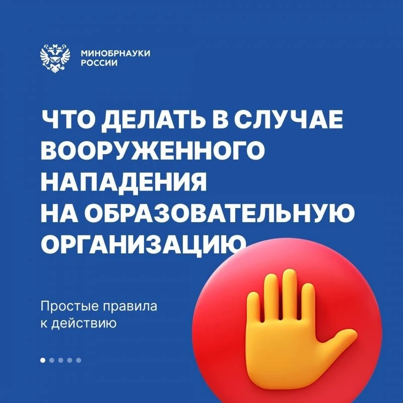 Что делать в случае вооруженного нападения на образовательную организацию?