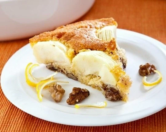 Мастер-класс: яблочный пирог с грецкими орехами