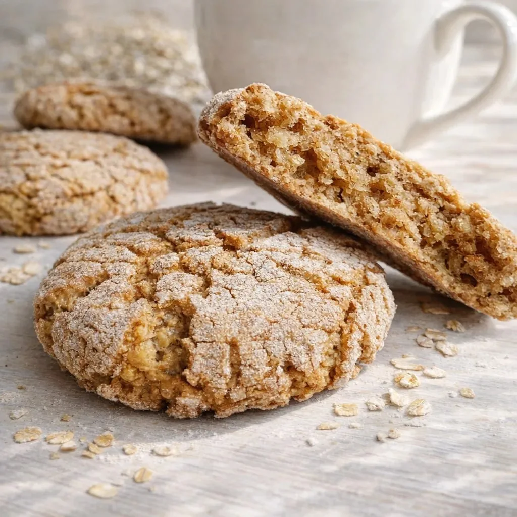 Перекус: 🍪🍋Хрустящее овсяное ПП-печенье с лимоном без сахара и лактозы   Ингредиенты на 8 шт:  ▫️ Ов
